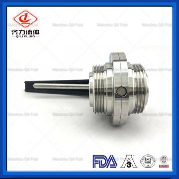 ISO DIN 3A 표준 나사산 위생 버터 플라이 밸브