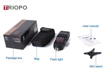 TRIOPO TR-950 camera flash light ,speedlite ,manual flash gun with universal for NIkon and Canon