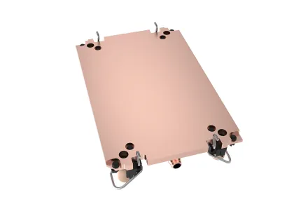Copper Pipe CPU Server Liquid Cooling Plate