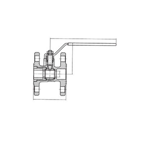 Flanged Ball Valve Drawings