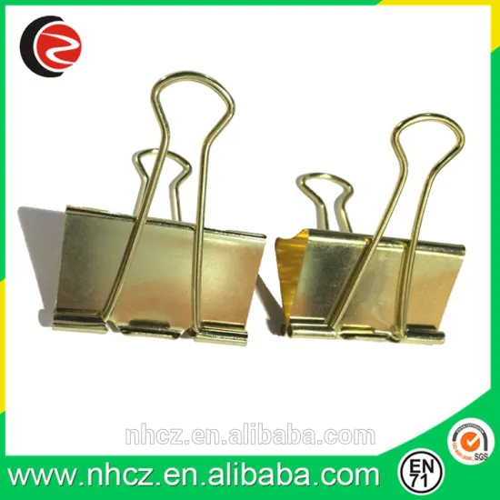 Gold 51MM Steel Binder Clip