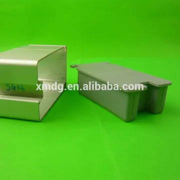 Custom-made aluminum plastic end cover