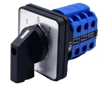 Motor Control Panel: 3-Phase 4-Position Cam Rotary Switch for Reversing Voltmeter, Ammeter, and 0-1-2-3 Change-Over Selector Switch