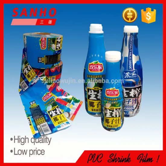 Sanxiong soya drink label , soya drink shrink label