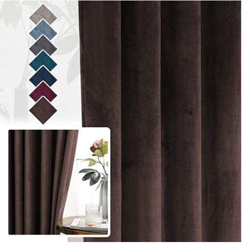 Antique Thick Velvet Curtain
