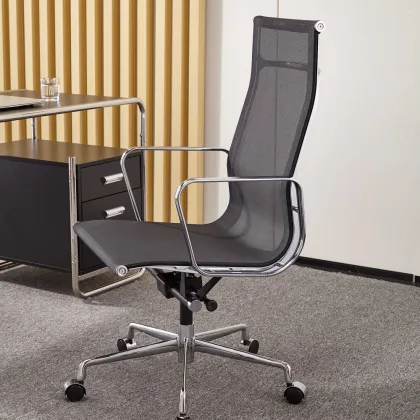 Eames Style EA108 Aluminium Office Chair With Armrest