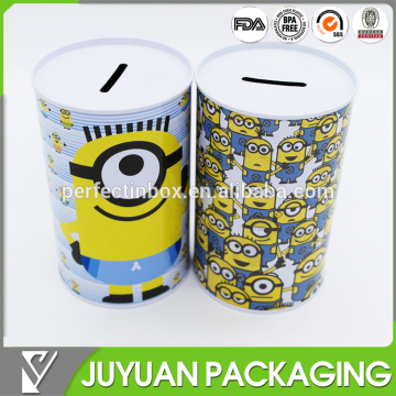 christmas gift money tin can/recycling money tin can