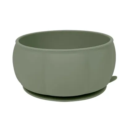 Pumpkin Silicone Suction Bowl Baby-Led Weaning Essential