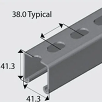 Hot Dip Glavanized Steel Slotted Strut Channel