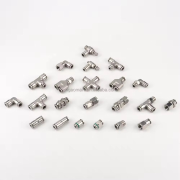 BKC-PY Pneumatic Forged Stainless Steel Y Branch 3-Way Equal Tube Mechanical Joint Pipe Fitting for Tubing: High-Quality Connect