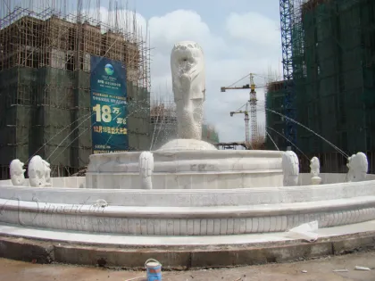 Custom antique china supply stone carvings fontaines de marbre