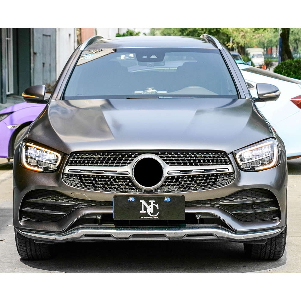 Metal AMG Grey Auto Wrap