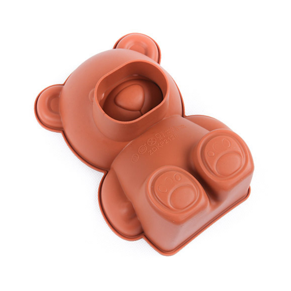 Molde para pastel de silicona 3D Kawaii Bear