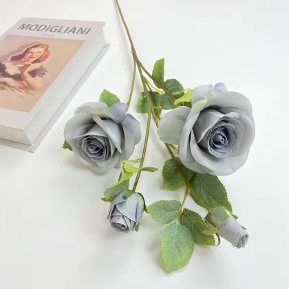 Bulgarian Rose Artificial Silk Rose Flowers