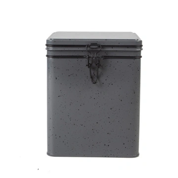 tin storage box with lid