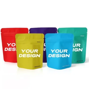 3.5g smell proof zipper stand up mylar zipLock packaging bags