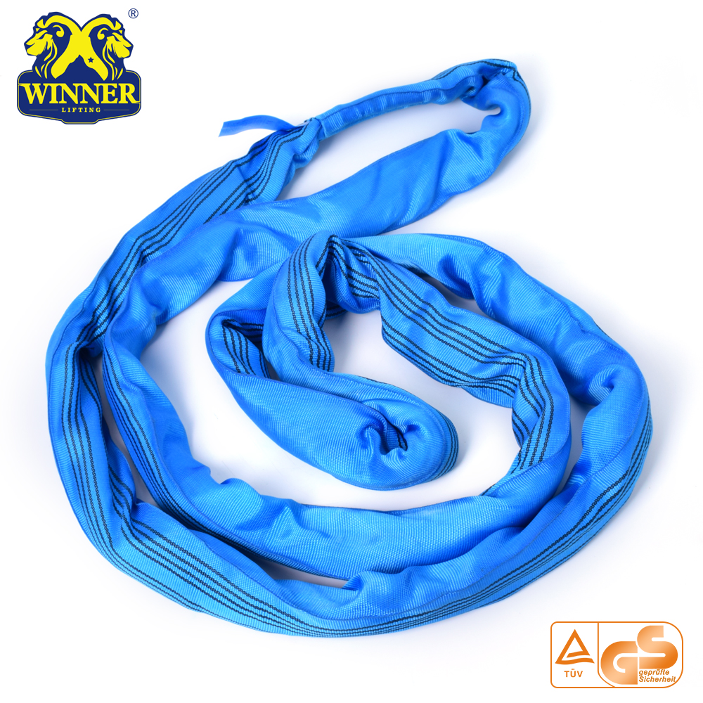 High Quality Soft 8Ton Endless Polyester Round Sling China Manufacturer
