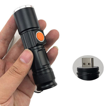 High Quality Waterproof USB Rechargeable 1000 Lumen Mini LED Flashlight