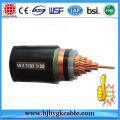 Cable de alimentación de aislamiento 3.6 / 6kv Cu / XLPE / PVC