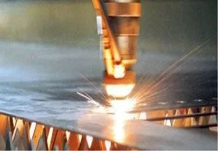 laser cutting hole