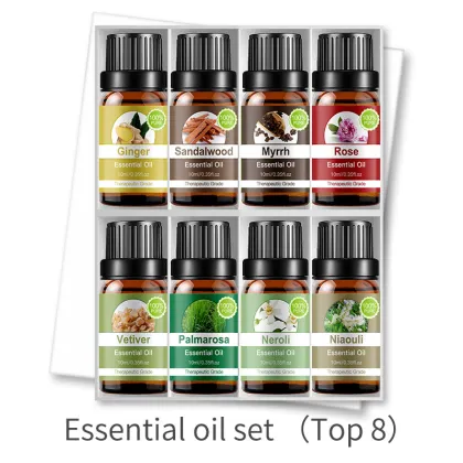 OEM 6pcs Massage Aromatherapy Essential Oils Set - Pure Plant Ingredients
