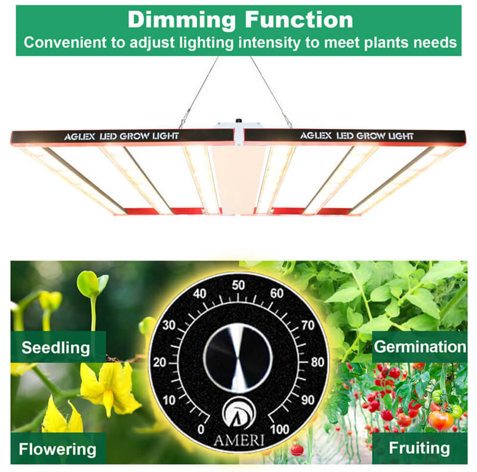 Aglex 700W LED LED أضواء أفضل لتبش الدفيئة