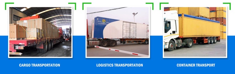 2 axle flatbed container trailer