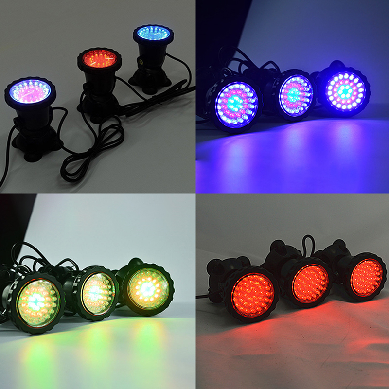 IP68 Submersible LED الأضواء مع جهاز التحكم عن بُعد لحوض السمك