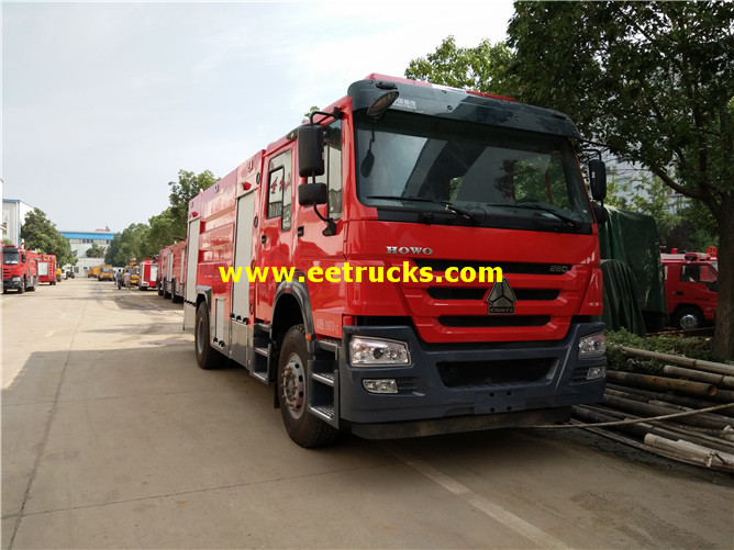 8ton HOWO Military Fire Trucks