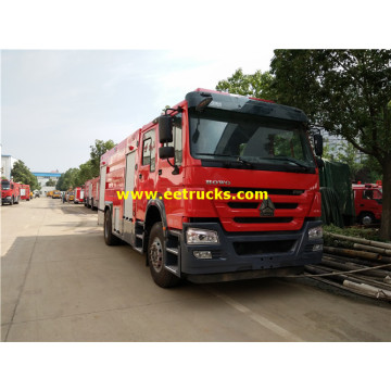 Caminhões de bombeiros militares de 8ton HOWO