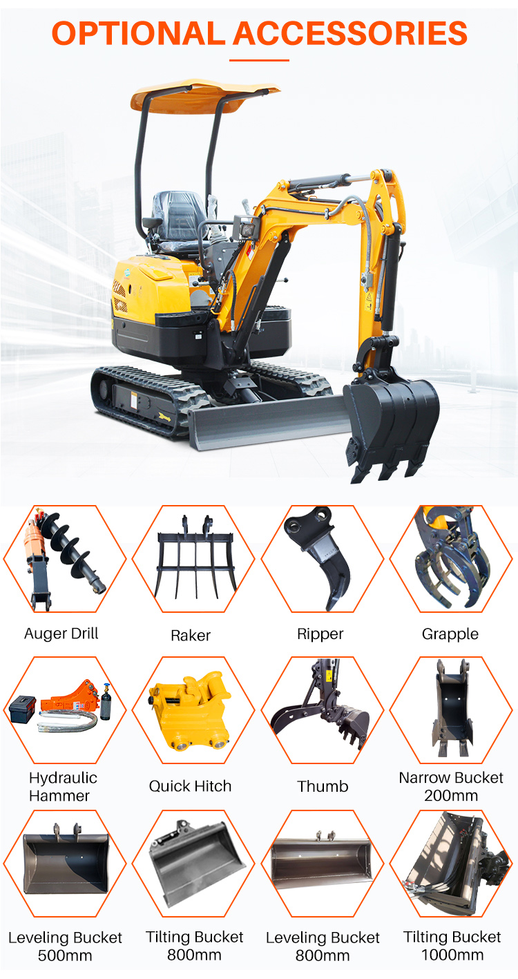 XINIU brand mini excavator