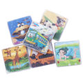Custom Small Wooden Cardboard Puzzle 4 in 1 Set Children Cartoon Education Toys
