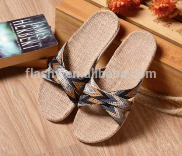 Wholesale summer shoes slipper ladies bamboo slippers
