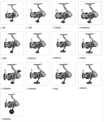 100% Original Shimano 21 Nasci 4000/4000XG/C5000XG Ocean Spinning Fishing Reels