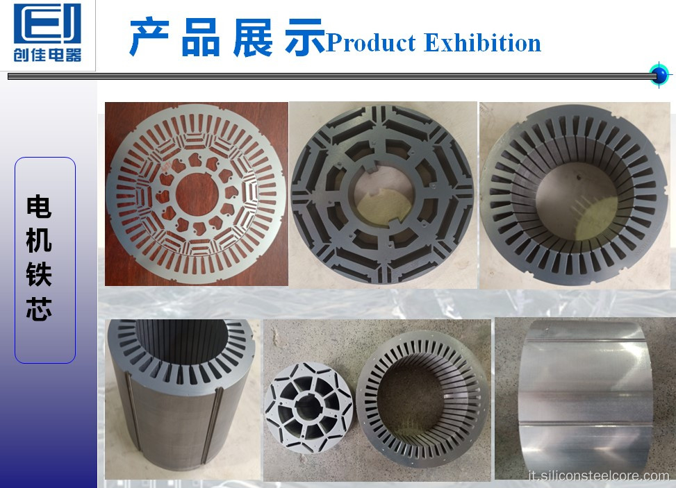 Core di laminazioni a motore in acciaio in acciaio in silicio Chuangjia Core per l&#39;India