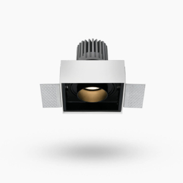 7W COB Recessed Spotlight: Trimless Square LED Downlight Module