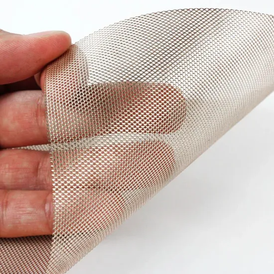 Galvanized and Anodized Aluminum Expanded Metal Mesh with Hexagonal Holes