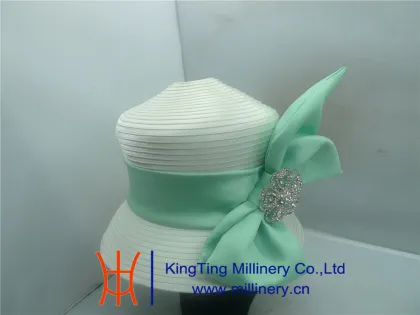 Women Plain Church Hats Ladies Formal Church Hat Wholesale BM-5032