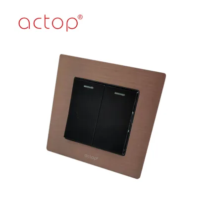 Customized hotel light switch plastic panel switch
