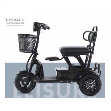 Folding electric tricycle,and portable for two people