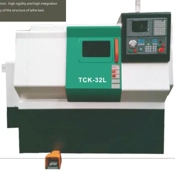 CNC Tilted-Bed Turning Machine