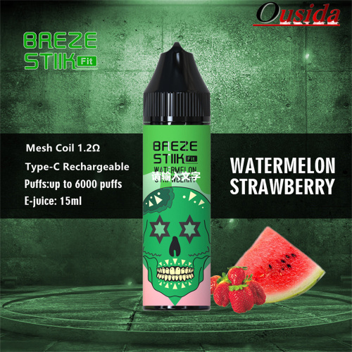 Breze Stiik FIT 6000 airflow control vape device