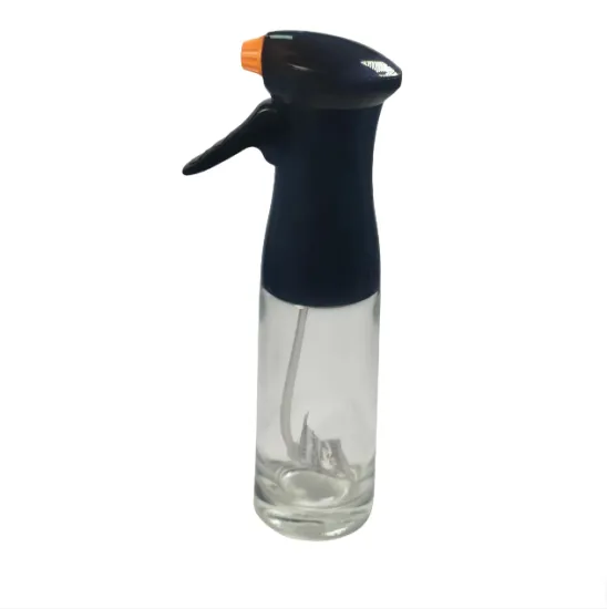 Hot Selling 250ml Glass Olive Oil Sprayer Bottles with Nozzle Lid for Soy Sauce and Vinegar