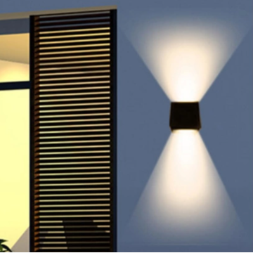 Black Outdoor LED Wall Light