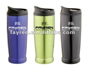 450ml double wall stainless steel travel mug