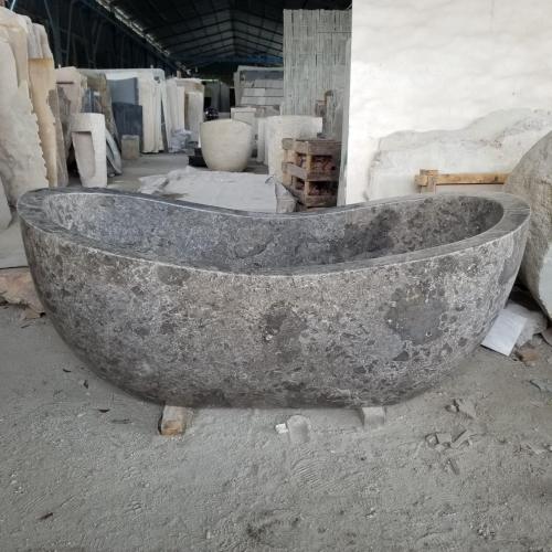 手作りのデザインを備えた豪華な自立型大理石の浴槽