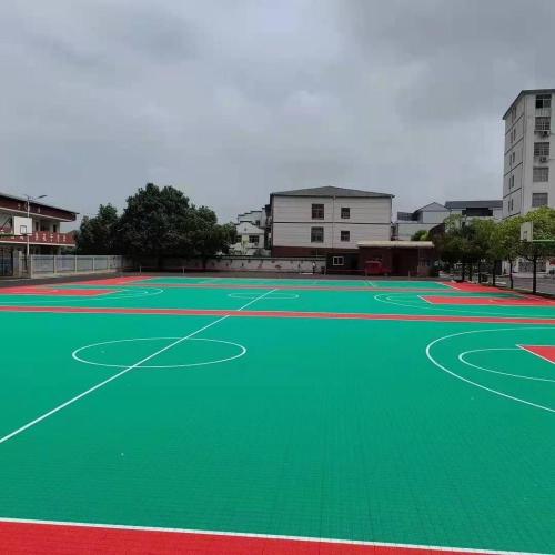 Suelos deportivos de PP de una sola capa que se entrelazan para canchas al aire libre multiusos