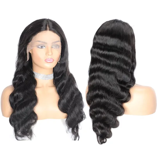 Shmily Virgin Brazilian 30 Inch Straight Body Wave Human Hair Wig Transparent Hd Lace Front Wigs 13X4X1 T Part Human Hair Wig