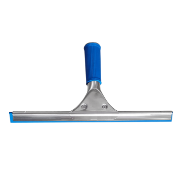 Black Stainless Steel Squeegee for Windows, Tiles, Glass, and Cars