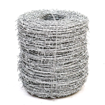 High Tensile 1.6mm Hot Dipped Galvanized Barb Wire 500m Roll for Protection
